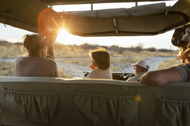 Fmily safari in Ngorongoro crater